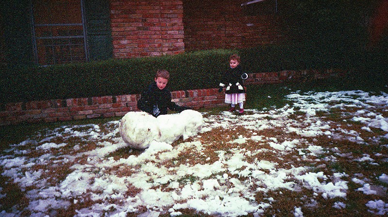 Winter time Dallas, 2001