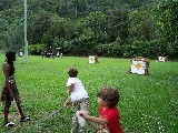 Spear throwing in northern Australia (Cairns)