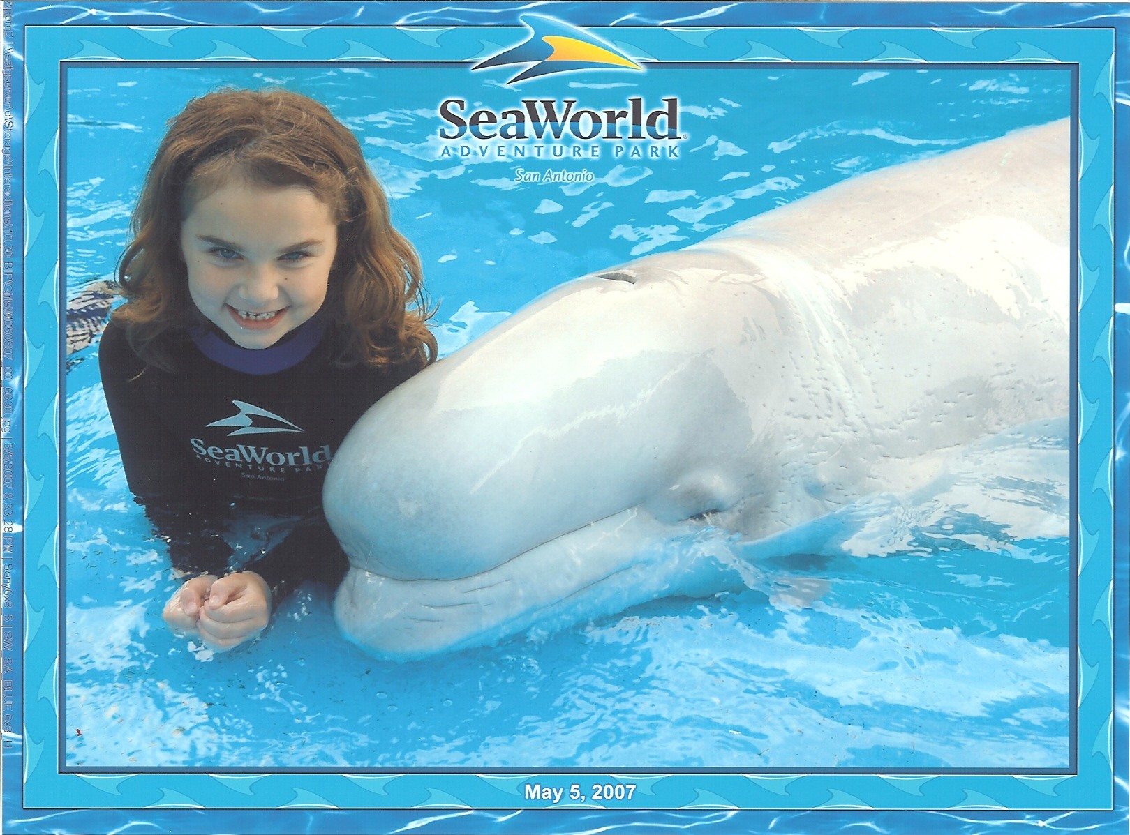 Rachel with Beluga Whale