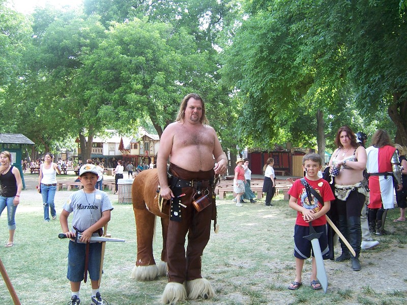 Jackson Sterling, David Wikman and a Centaur at Scarborough Faire May 2006