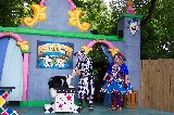 The clown show at Scarborough Faire