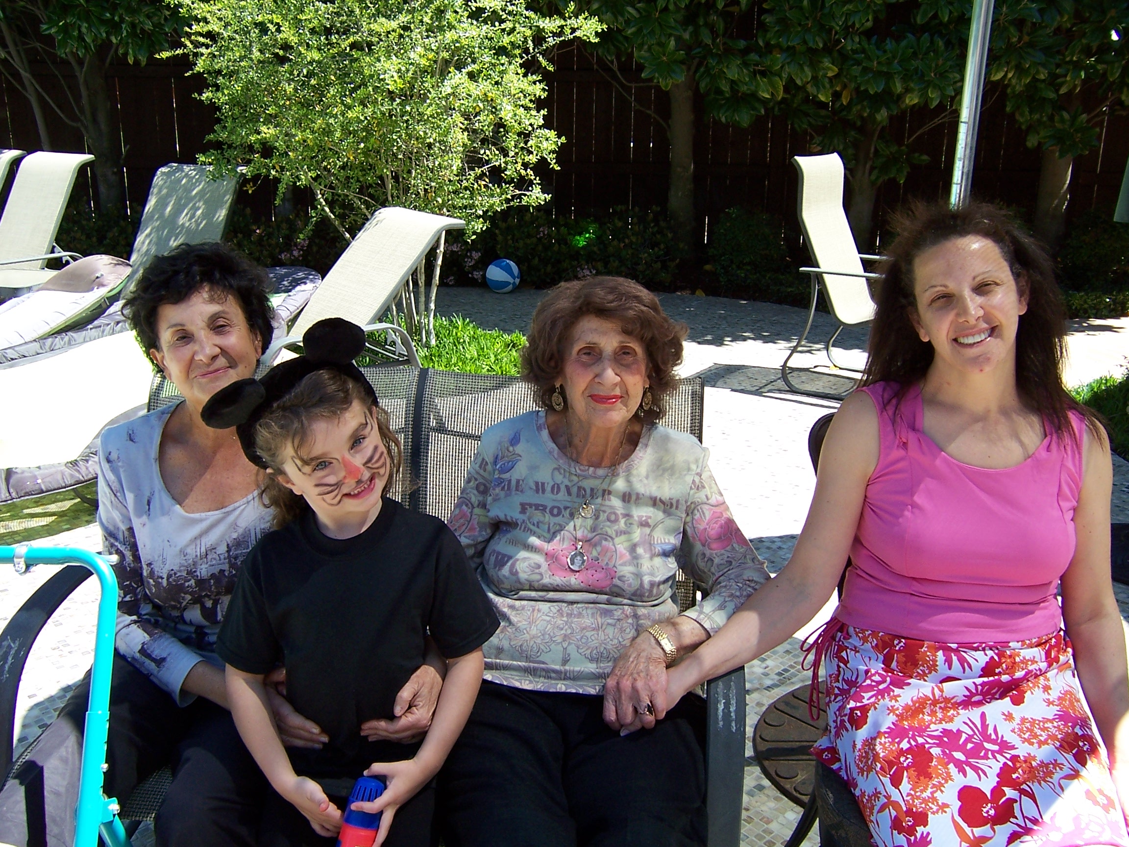 Four Generations. Grandma, Great Grandma, mom, and Rachel.