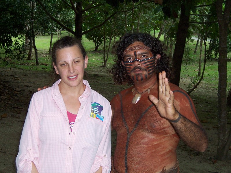 Claudia and Australian Aborigini.