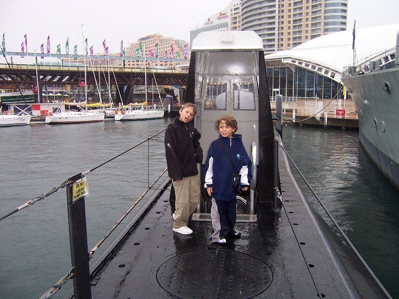 Submarine in Sydney.
