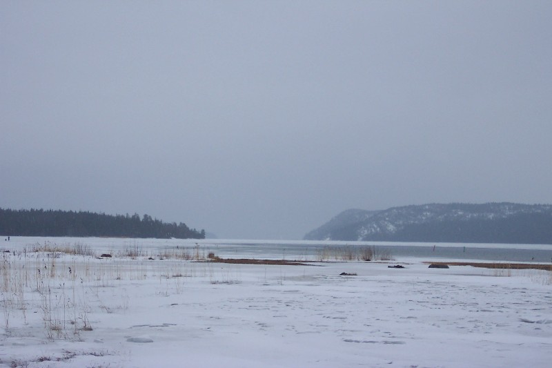 Bckfjrden (Creek Bay) in Winter. This is where my dads (Stig) summer cabin is located