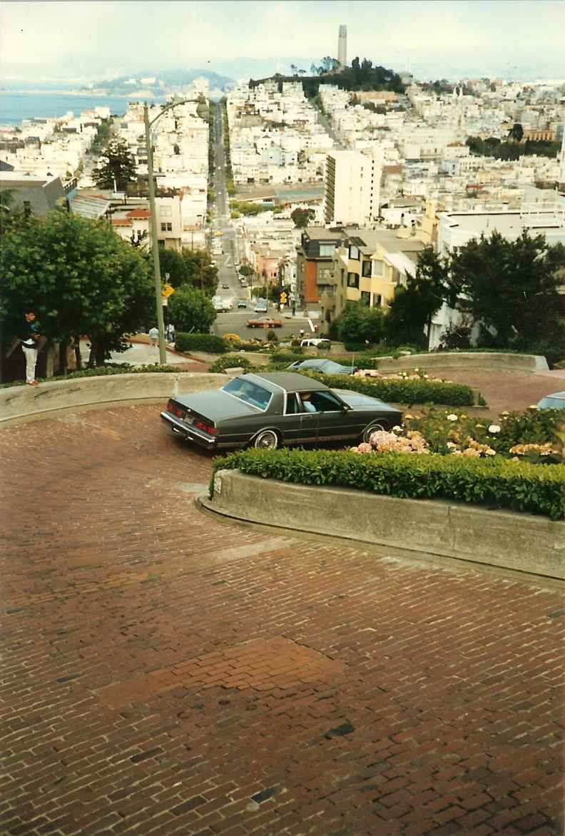 The steep roads of San Fransisco