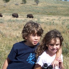 David and Rachel in Yellowstone 2005