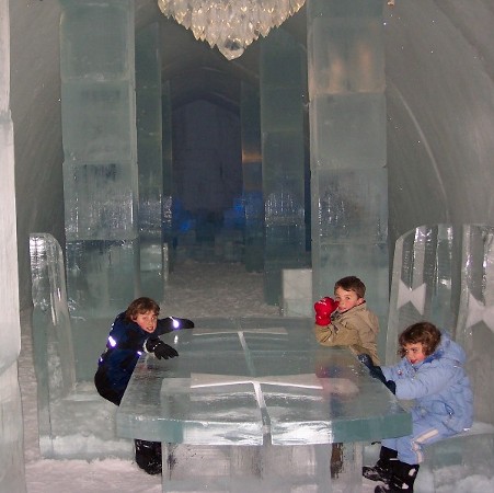 Ice hotel in Northern Sweden