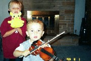 Using my brothers violin