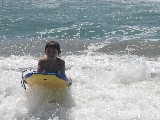 David surfing at Huntington Beach, Los Angeles, California