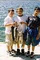 Fishing with friends Sam and Abeer at Jackson Lake Grand Tetons National Park. David got four trout.