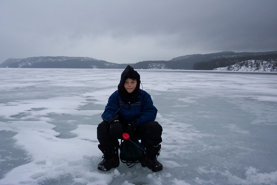 Ice Fishing in Sweden