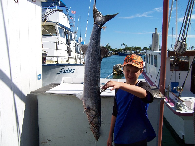 Jacob caught this Barracuda in Hawaii.