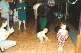 Jacobs first birthday had a Greek dancing Barney