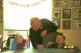 Visiting Grandpa Jack and Grandma Ety for Chanukkah