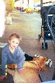 Jacob and Baylor. He would become our dog and still is