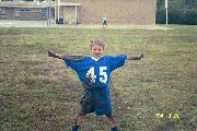 Football, I did two touch downs. Jacobs team won. The date on the photo is bogus this photo is from 2002