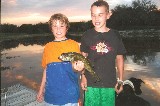 Jake and Nik and catching fish