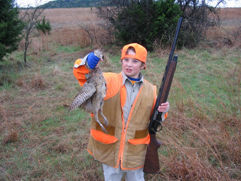 Jacob and another Pheasant. Jackson and Jacob went hunting together