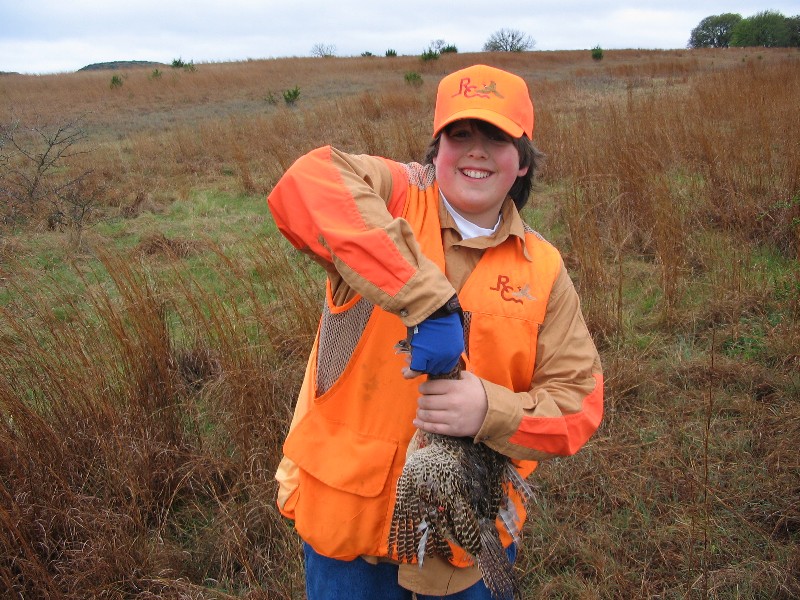 Jackson and another Pheasant. Jackson and Jacob went hunting together