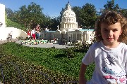Rachel in Legoland, California.