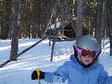 Skiing in Breckenridge, Colorado. This is from Ripparoos Forest, an off pist track for children.