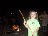 Adventure Princesses, camp fire.