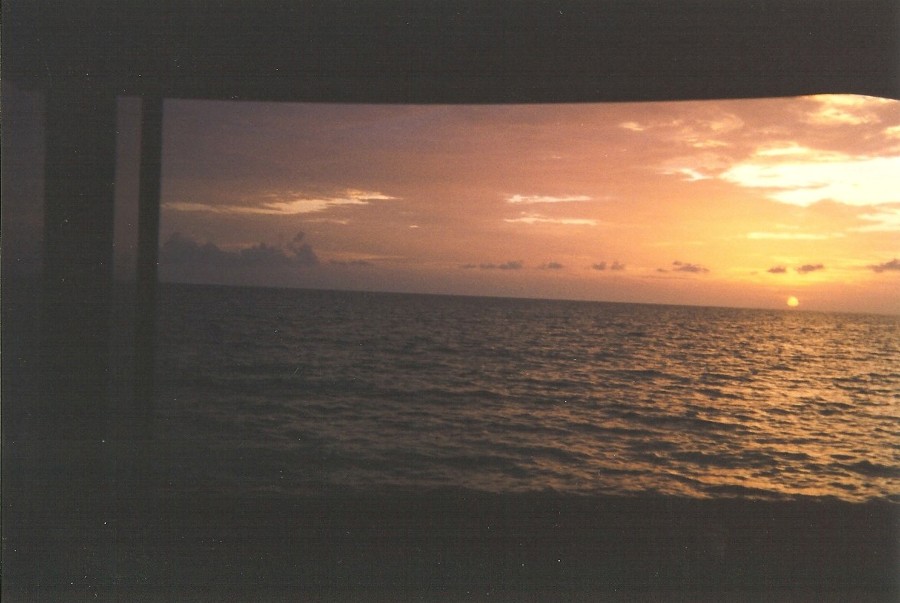 Sunset over the Mexican Gulf