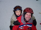 David and Ski his instructor Ron (2004)