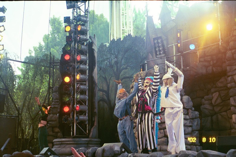 Jacob and I saw the Beetle Juice show at Universal Studios