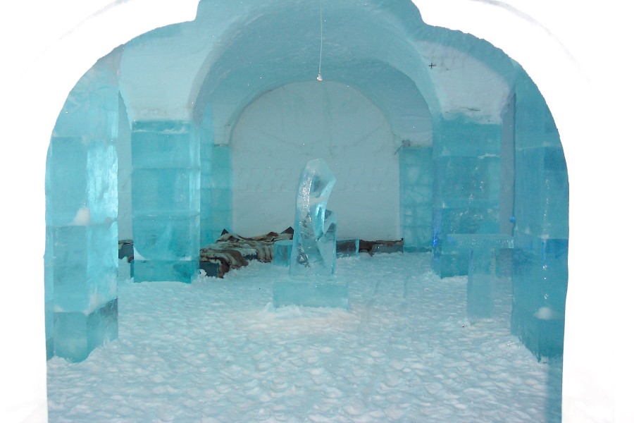 Big Ice room in the Ice Hotel