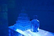 Ice glass pyramid