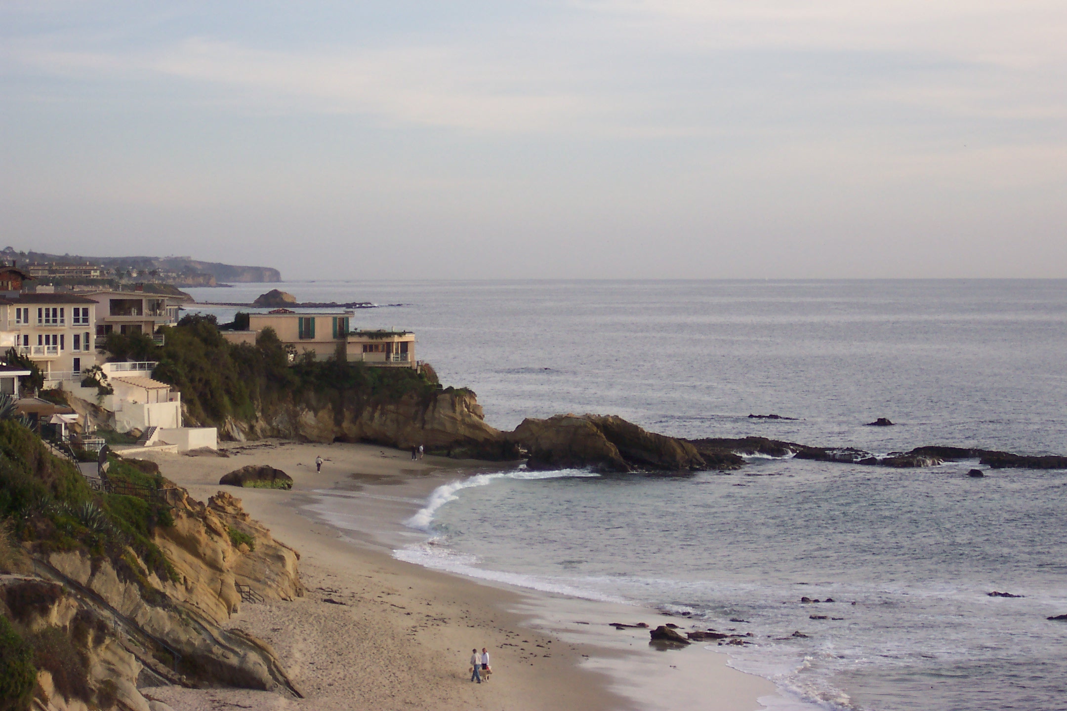  We were visiting Aunt Marianne. Laguna Beach is south of Los Angeles