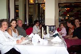 Dinner at a restaurant in NewPort Beach. Clockwise around the table, Nona (Great Grandma), Jessica, Jack, Jacob, Ety, David, Rachel, Claudia, Marianne
