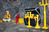 Lego Aladdin on the Legoland fairytale ride