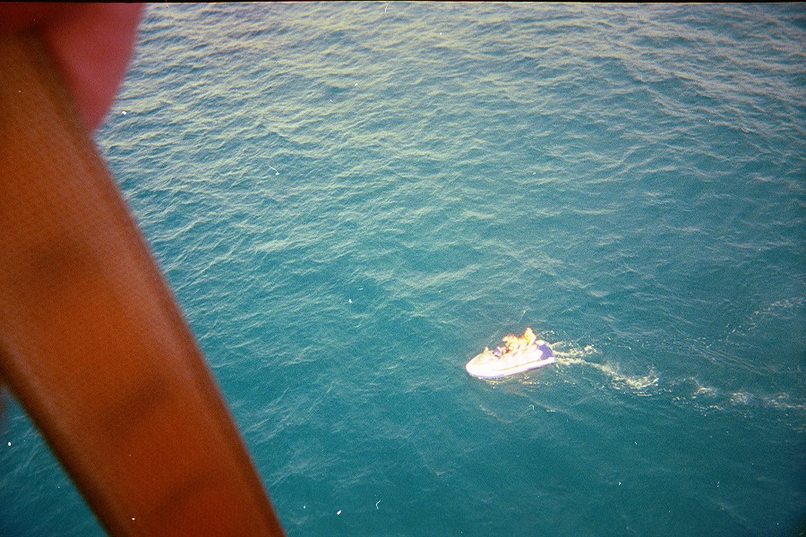 Jacob and I went parasailing, this photo is taken from up in the air