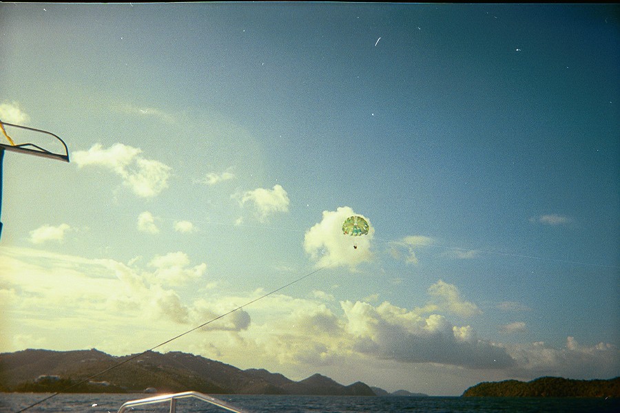 This is someone else parasailing