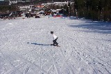 Jacob snowboarding in Bjästa backen