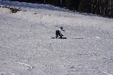 Jacob snowboarding in Bjästa backen