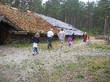 We visited a reconstruction of a North Swedish iron age village. This is a long house