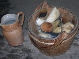 Iron age vessels and drinking cups