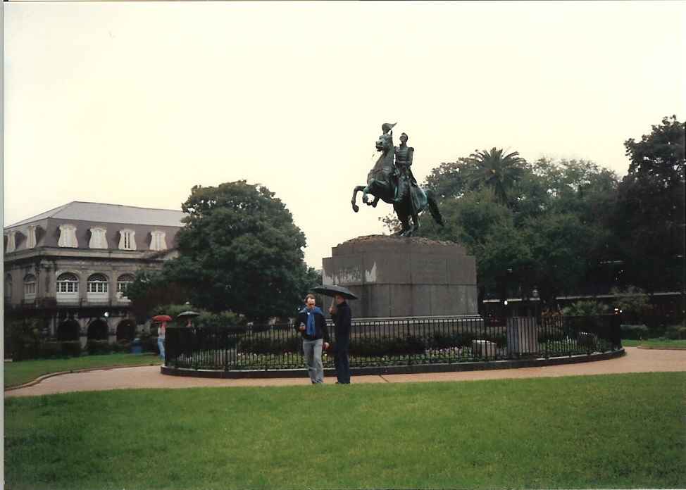 Statue of Andrew Jackson in New Orleans, Sven and Göran