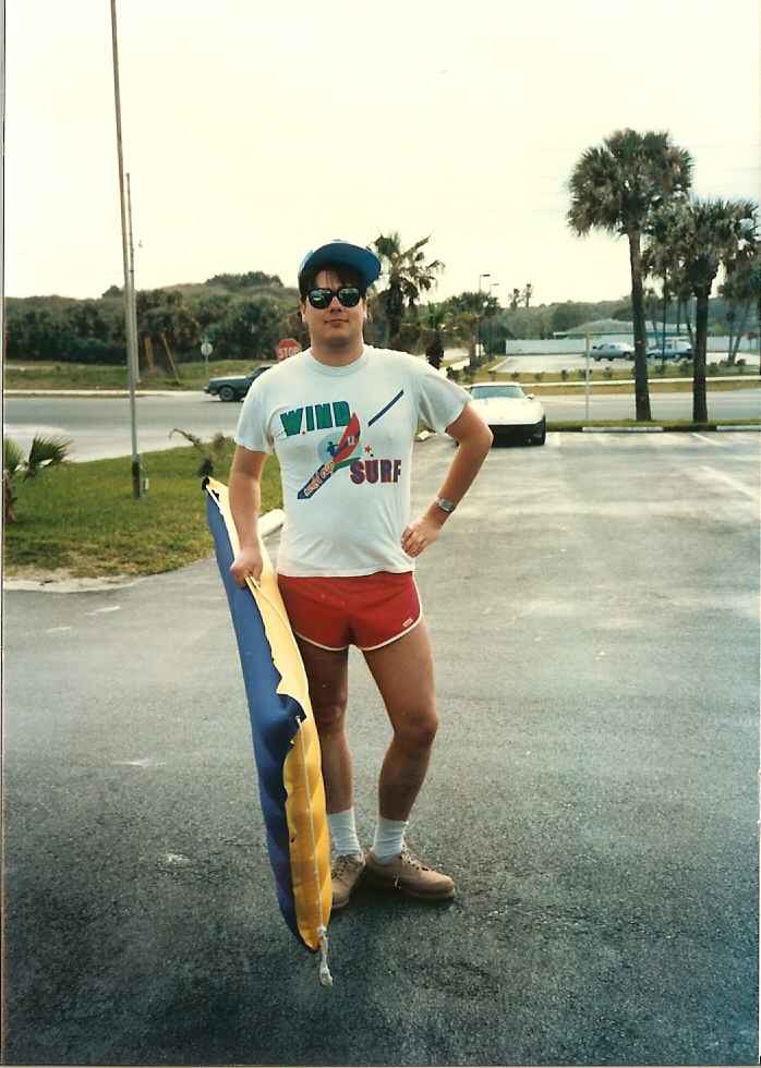 Me ready for the Beach in Florida. We stayed at New Smyrna Beach not far from Dayton Beach.