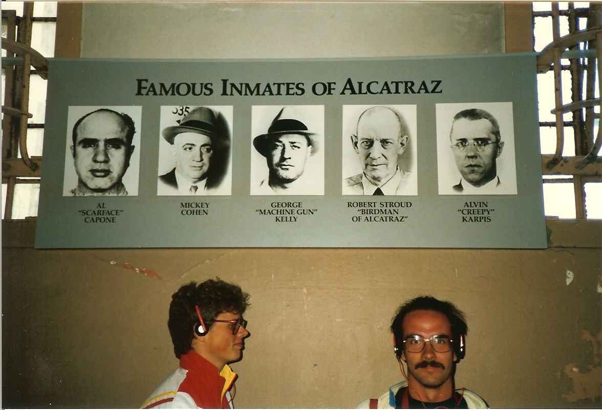 Criminals at Alcatraz outside San Fransisco