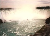 I visited Niagara Falls with my parents in October 1987
