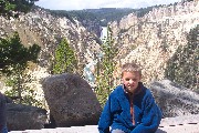 Jacob at the Grand canyon of Yellowstone