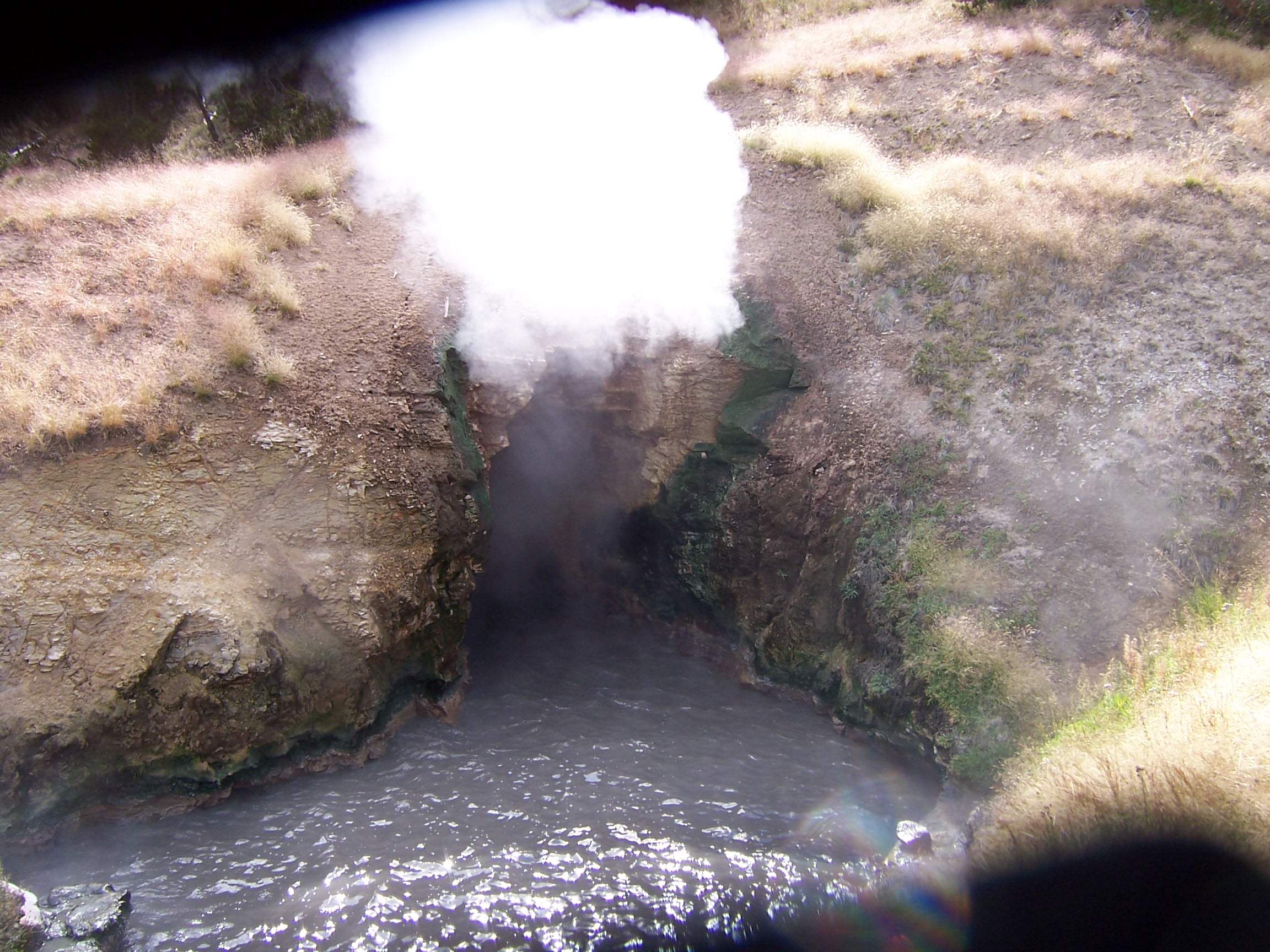 Dragons mouth, a hot spring.
