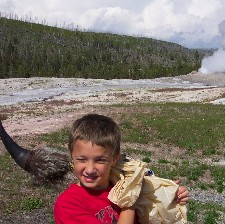 Jacob in Yellowstone 2005