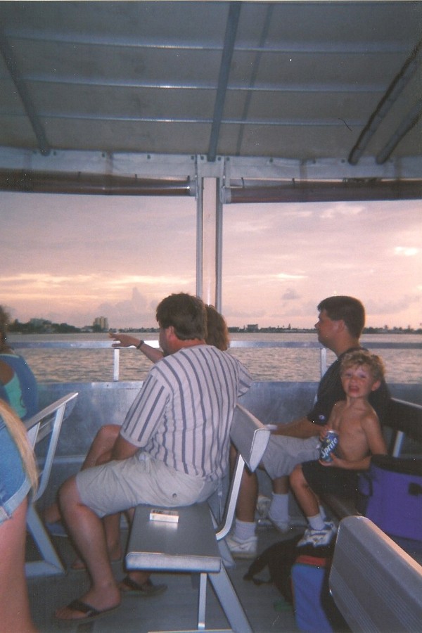 Jacob and Dad on the cruise