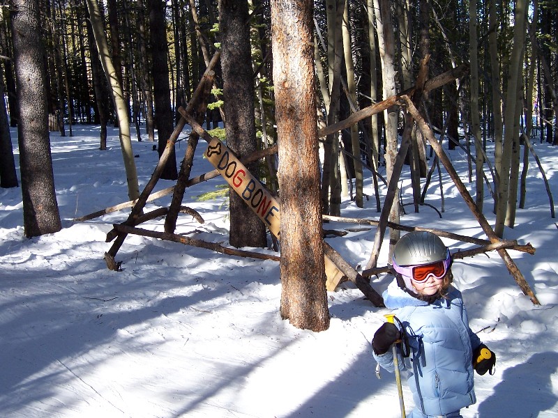 Rachel in Ripperoo's Forest, by the dog bone (2004)